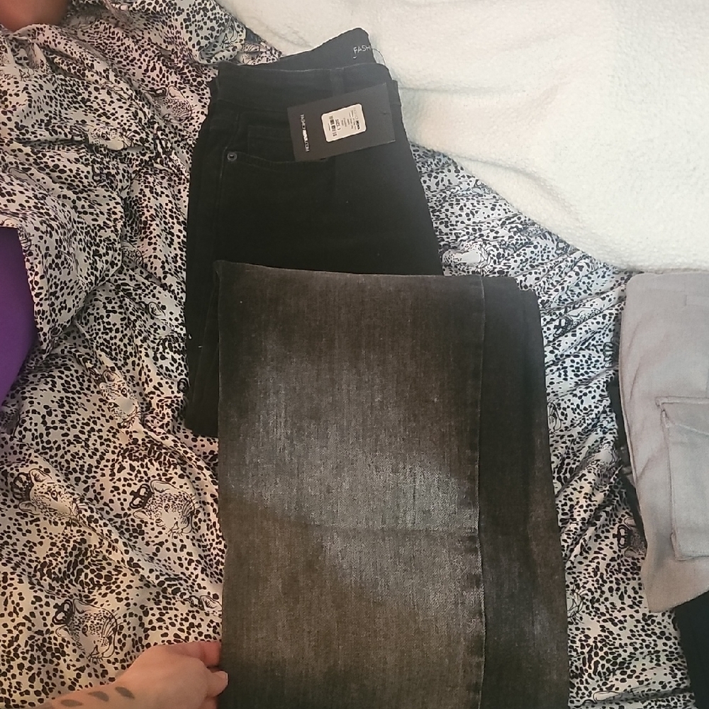 Fashion Nova High Rise Black Jeans